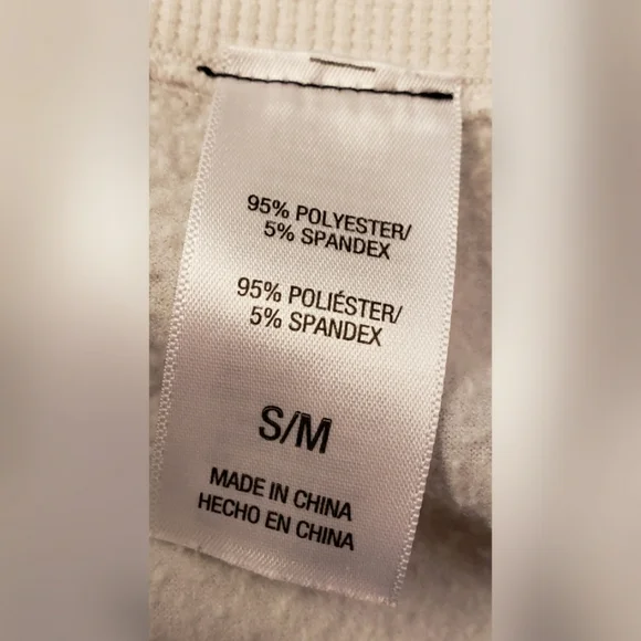 Gray Christmas Patterned Animal Santa Print Jersey Leggings Women's Size Small - Picture 4 of 4